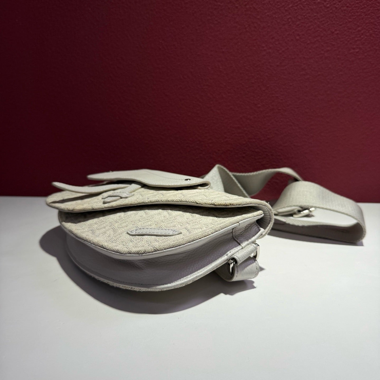 Dior - Saddle Bag - Cloth - Beige - (mini)