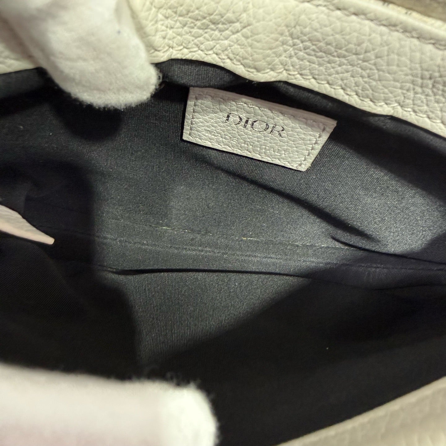 Dior - Saddle Bag - Cloth - Beige - (mini)
