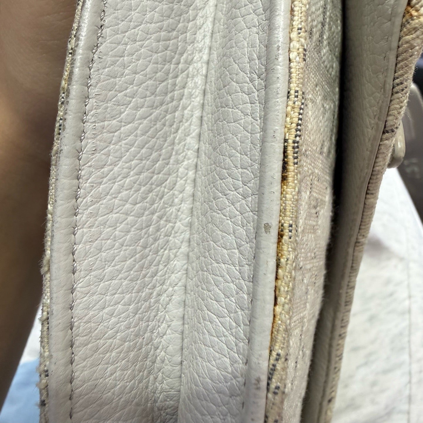 Dior - Saddle Bag - Cloth - Beige - (mini)