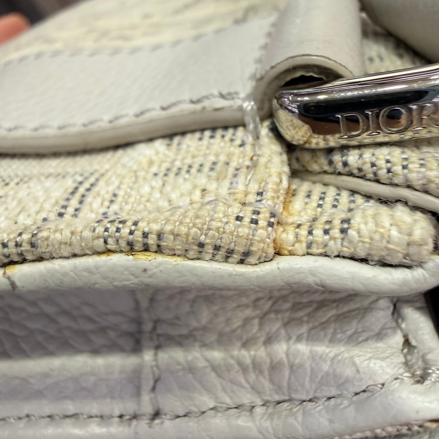 Dior - Saddle Bag - Cloth - Beige - (mini)
