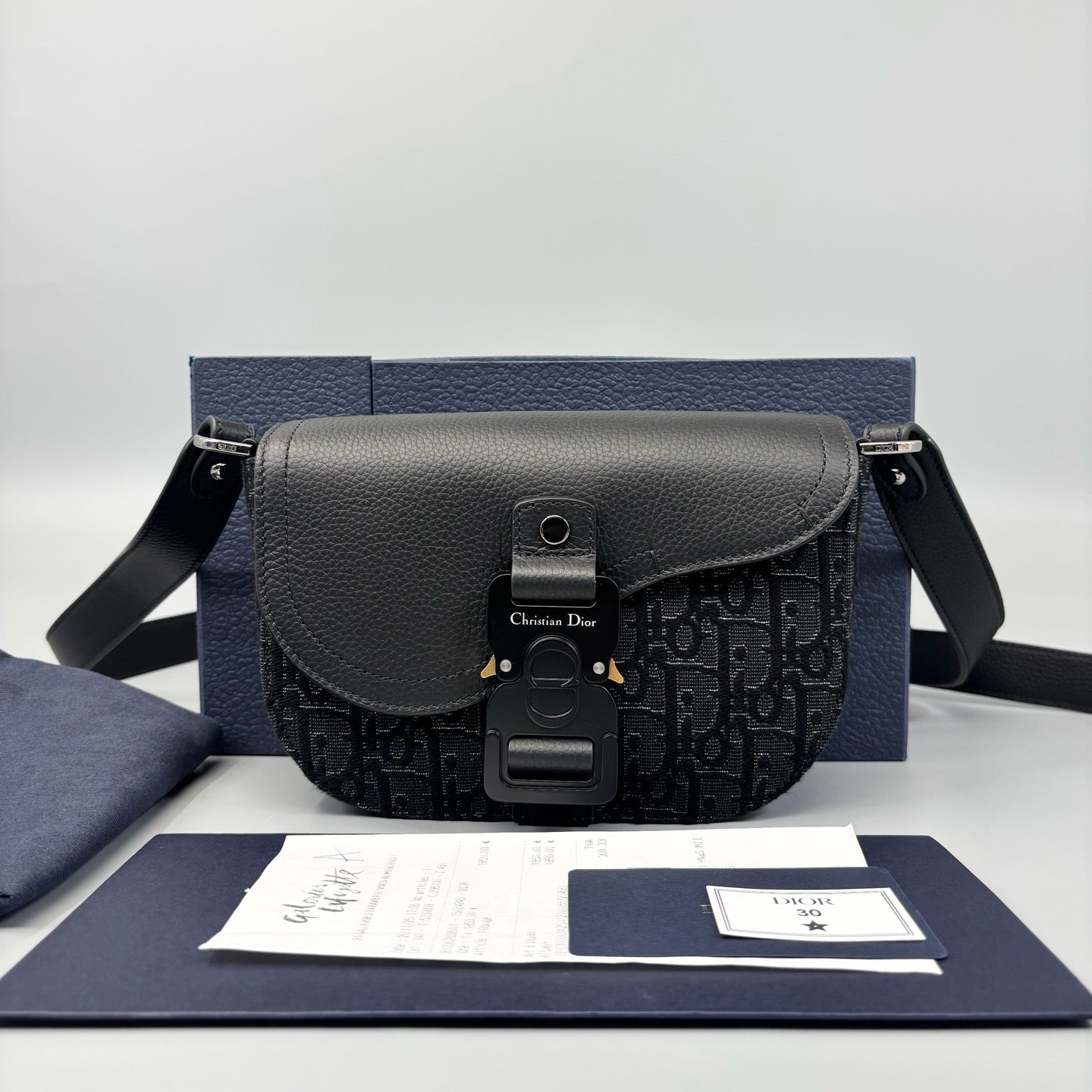 Dior - Saddle bag - Cloth - Black - (mini)
