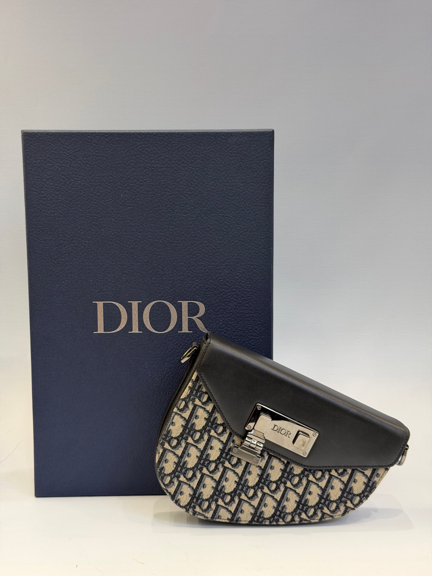 Dior - Saddle Bag - Cloth - Black - (mini)