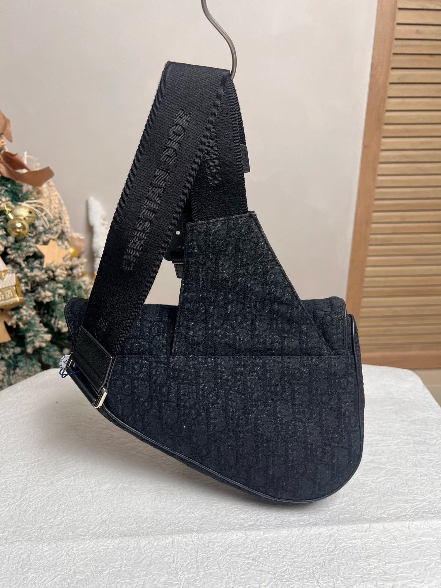 Dior - Saddle Bag - Cloth - Black - (mini)