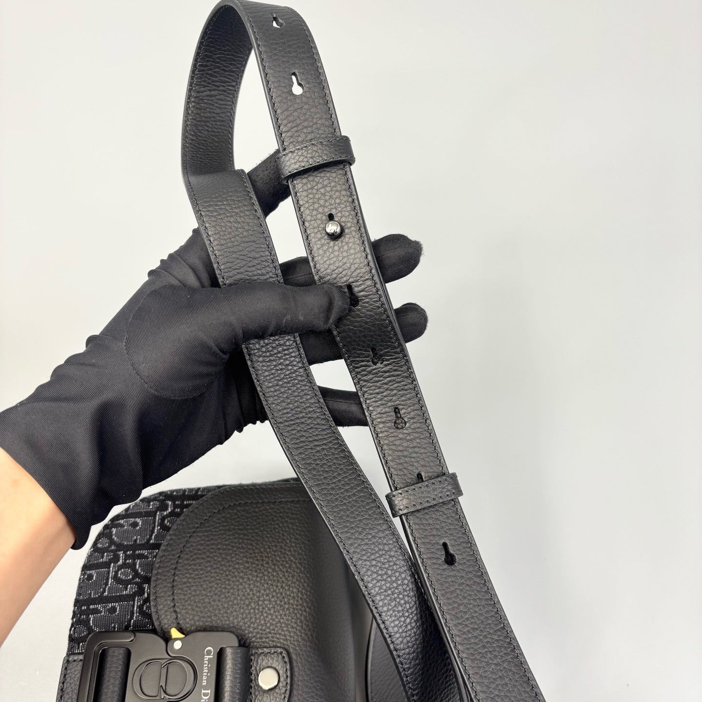 Dior - Saddle bag - Cloth - Black - (mini)