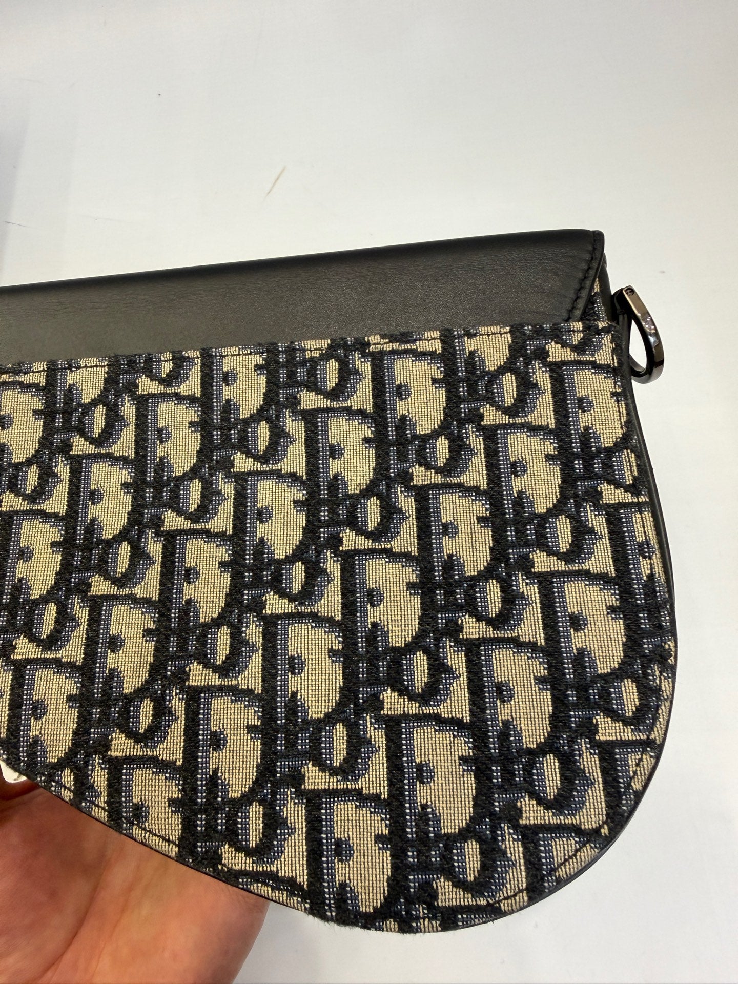 Dior - Saddle Bag - Cloth - Black - (mini)