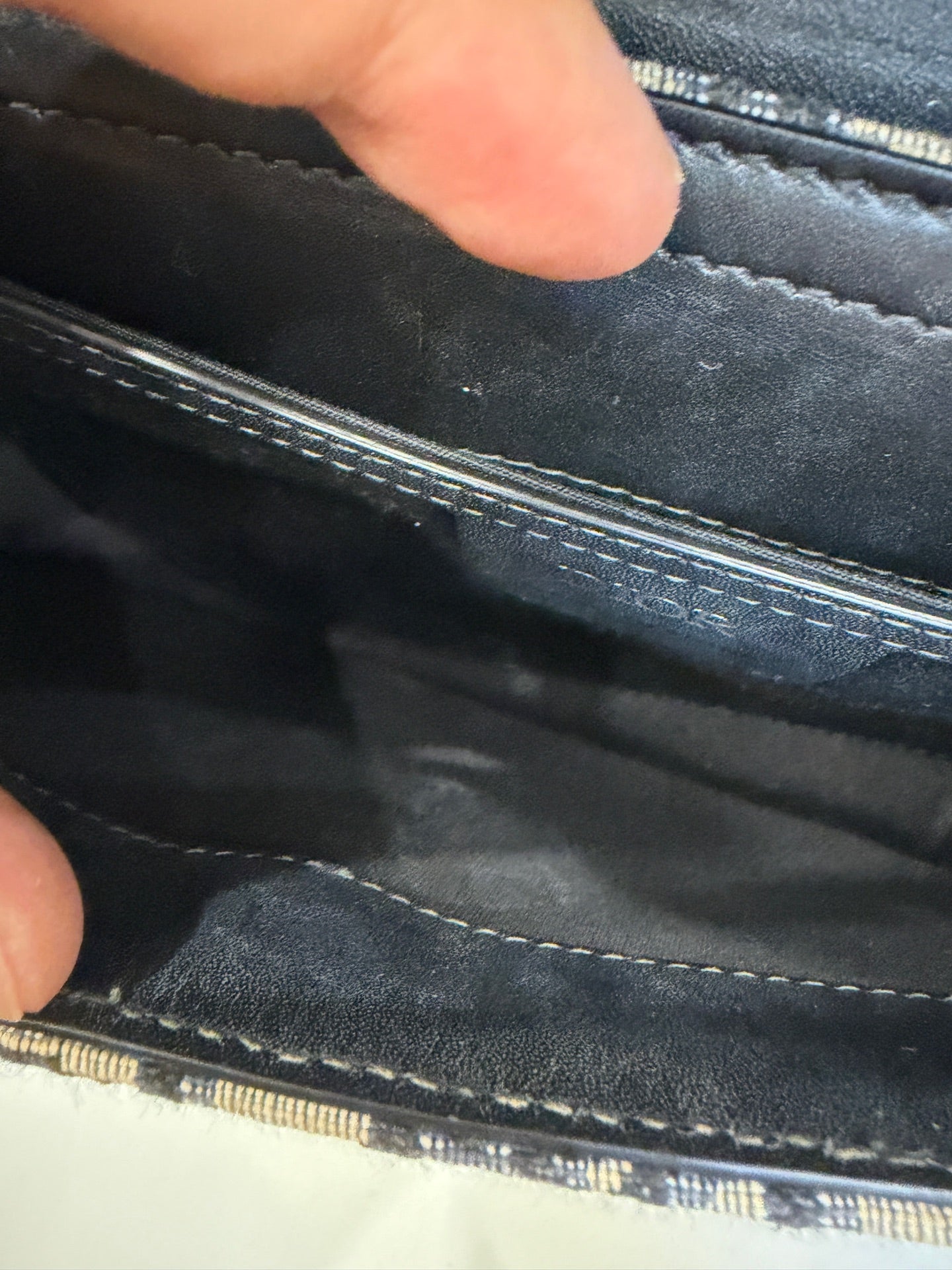 Dior - Saddle Bag - Cloth - Black - (mini)