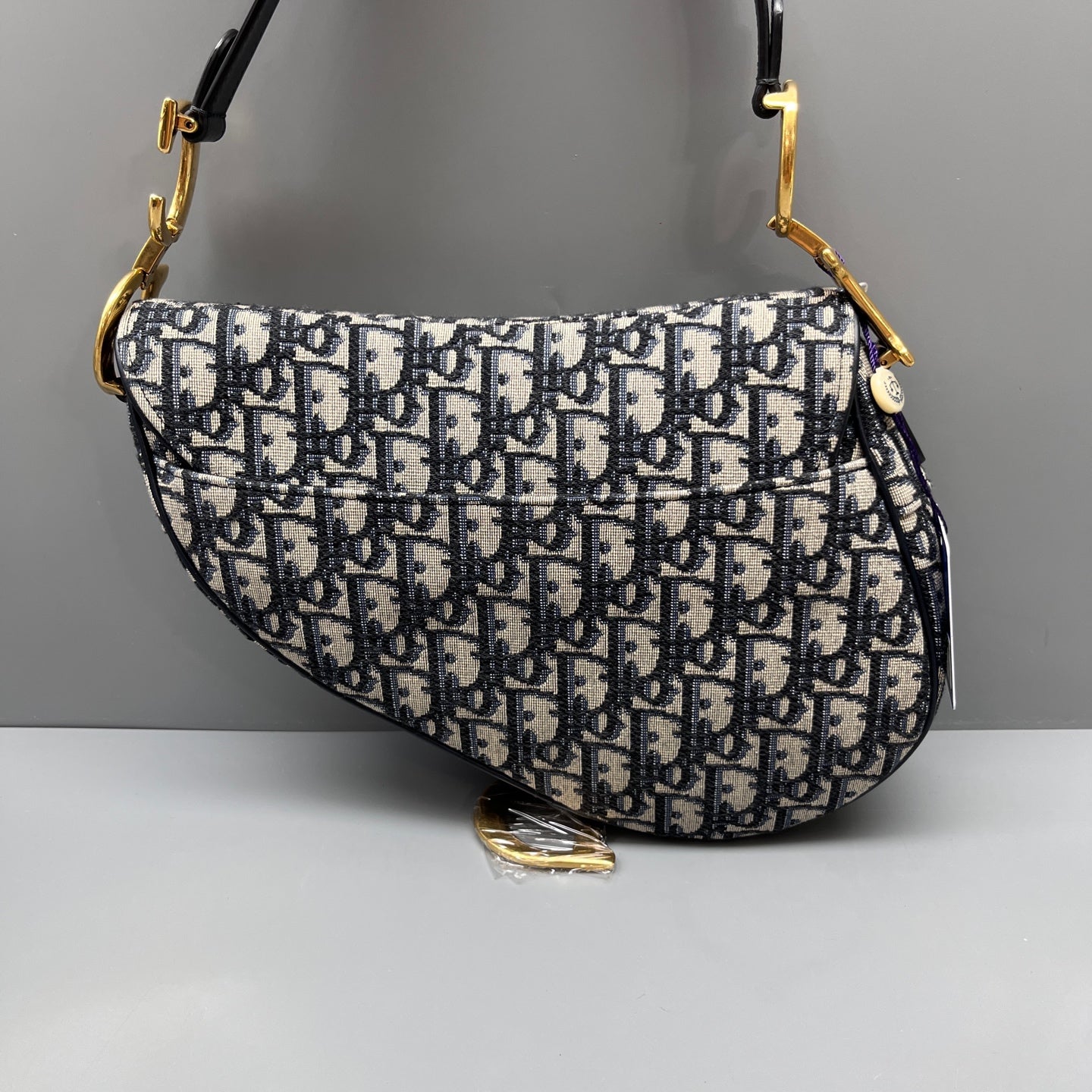 Dior - Saddle Bag - Cloth - Blue - (large)