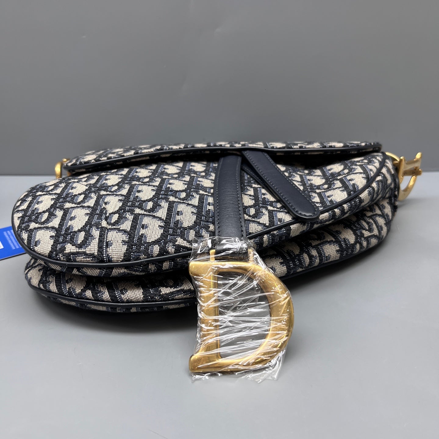 Dior - Saddle Bag - Cloth - Blue - (large)