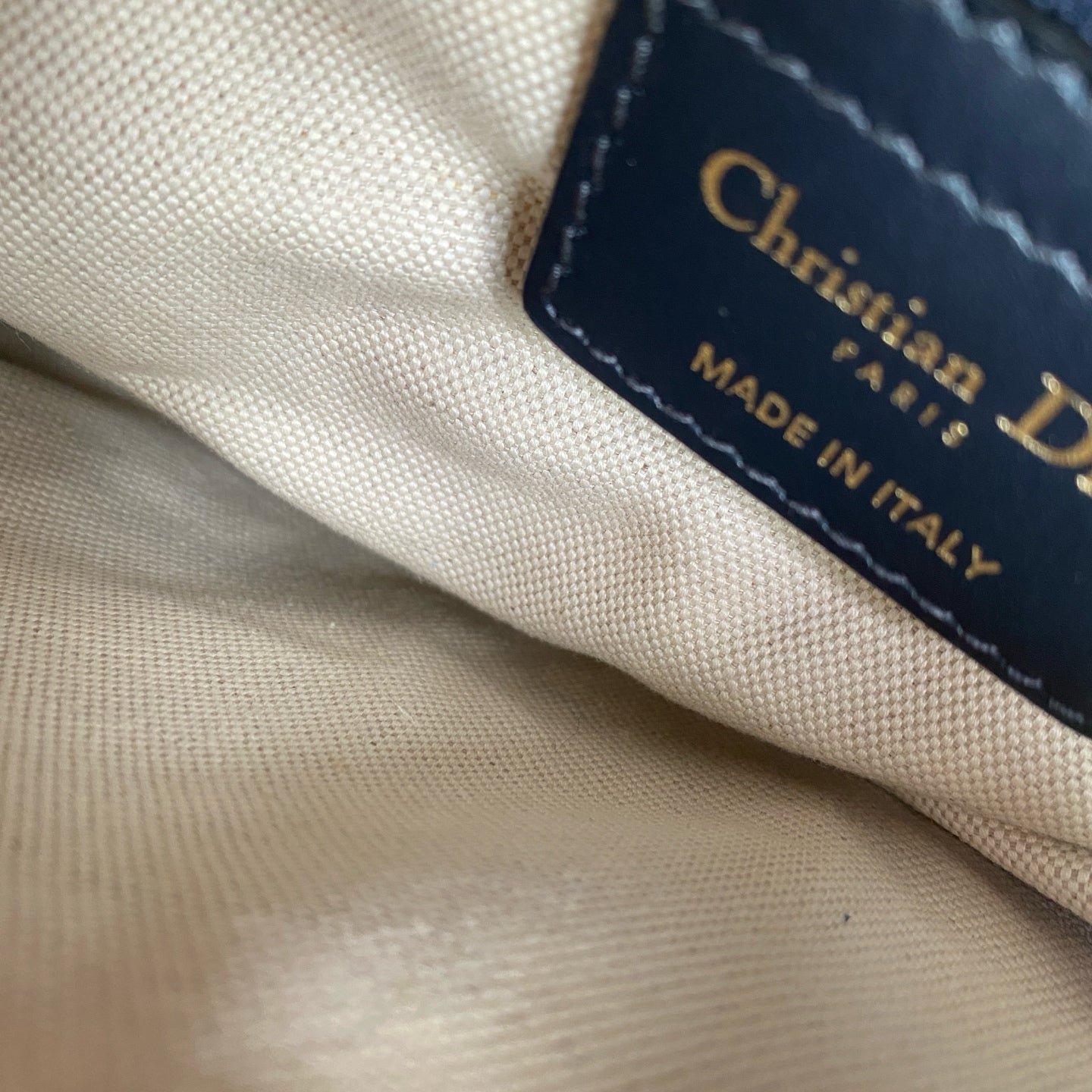Dior - Saddle Bag - Cloth - Blue - (medium)