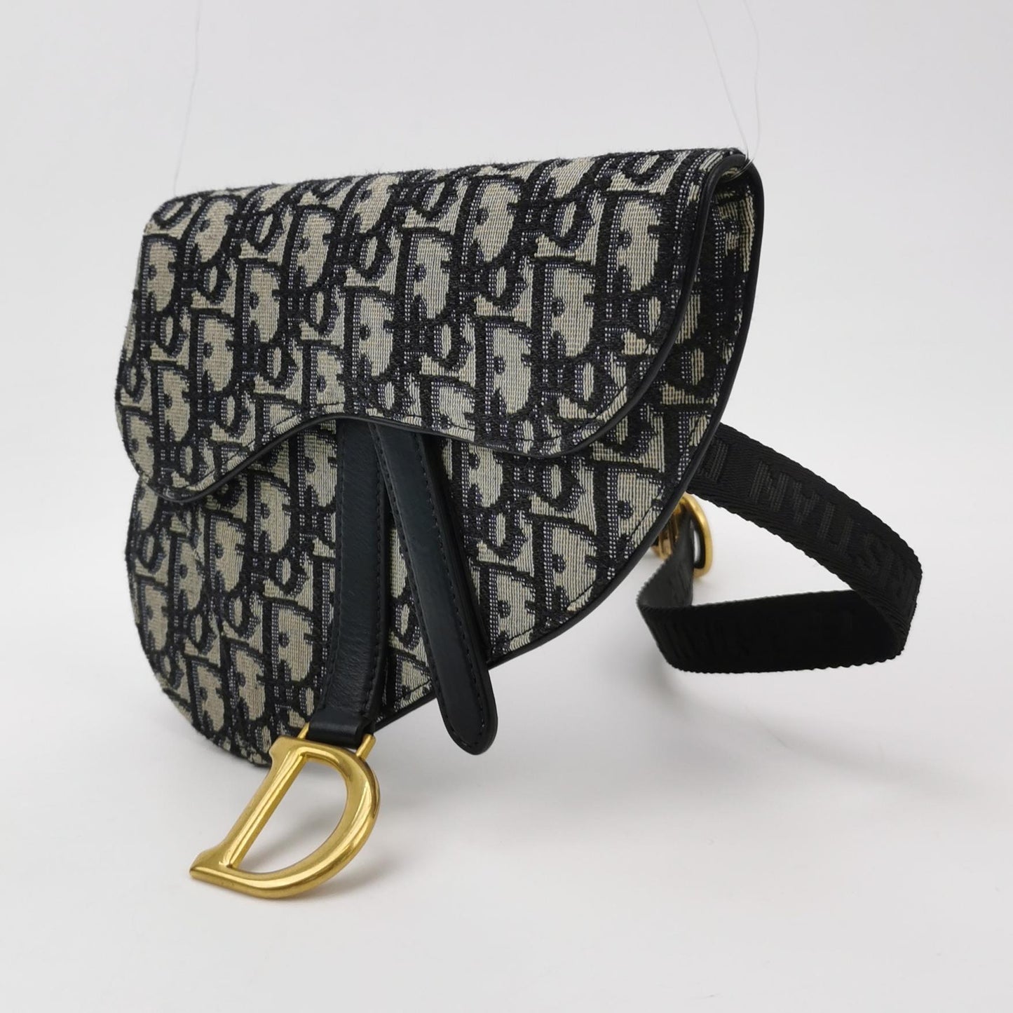 Dior - Saddle Bag - Cloth - Blue - (mini)