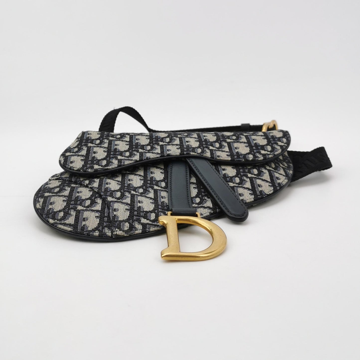 Dior - Saddle Bag - Cloth - Blue - (mini)