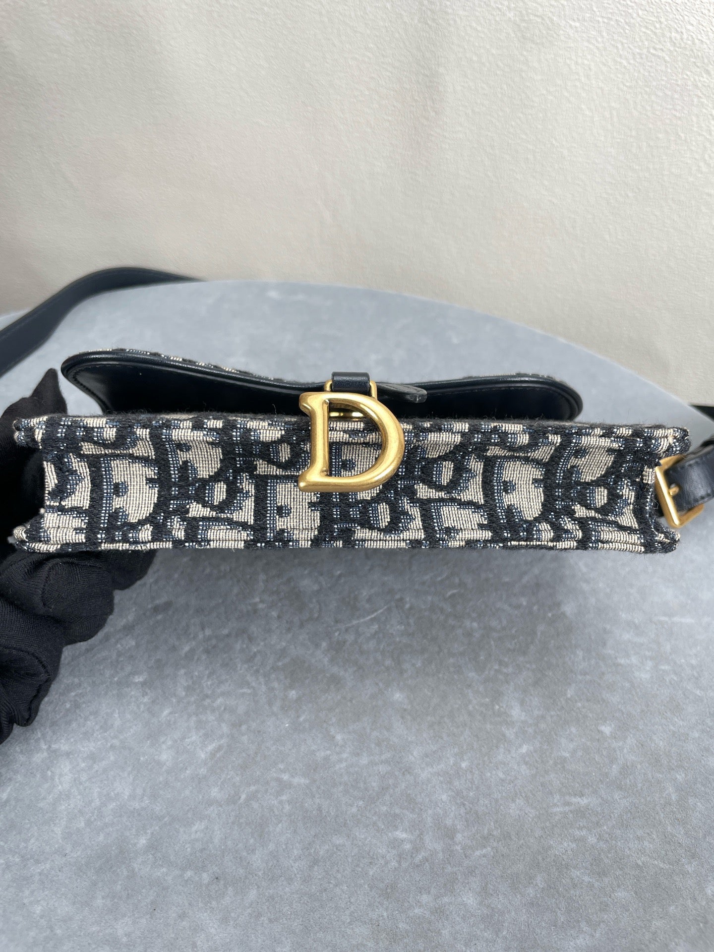 Dior - Saddle Bag - Cloth - Brown - (mini)