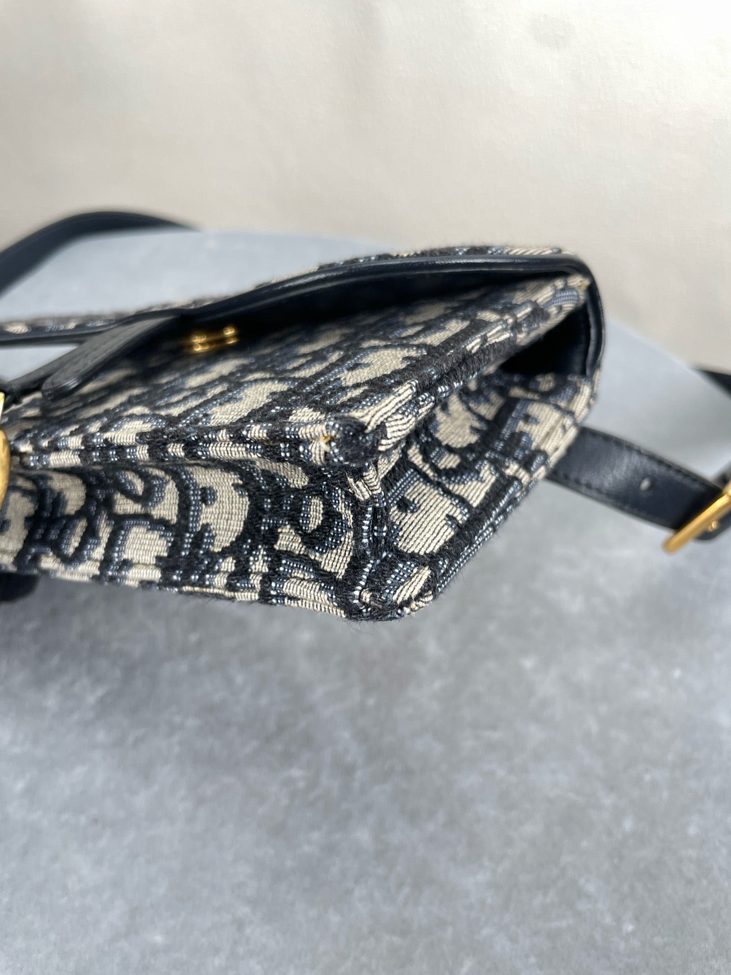 Dior - Saddle Bag - Cloth - Brown - (mini)