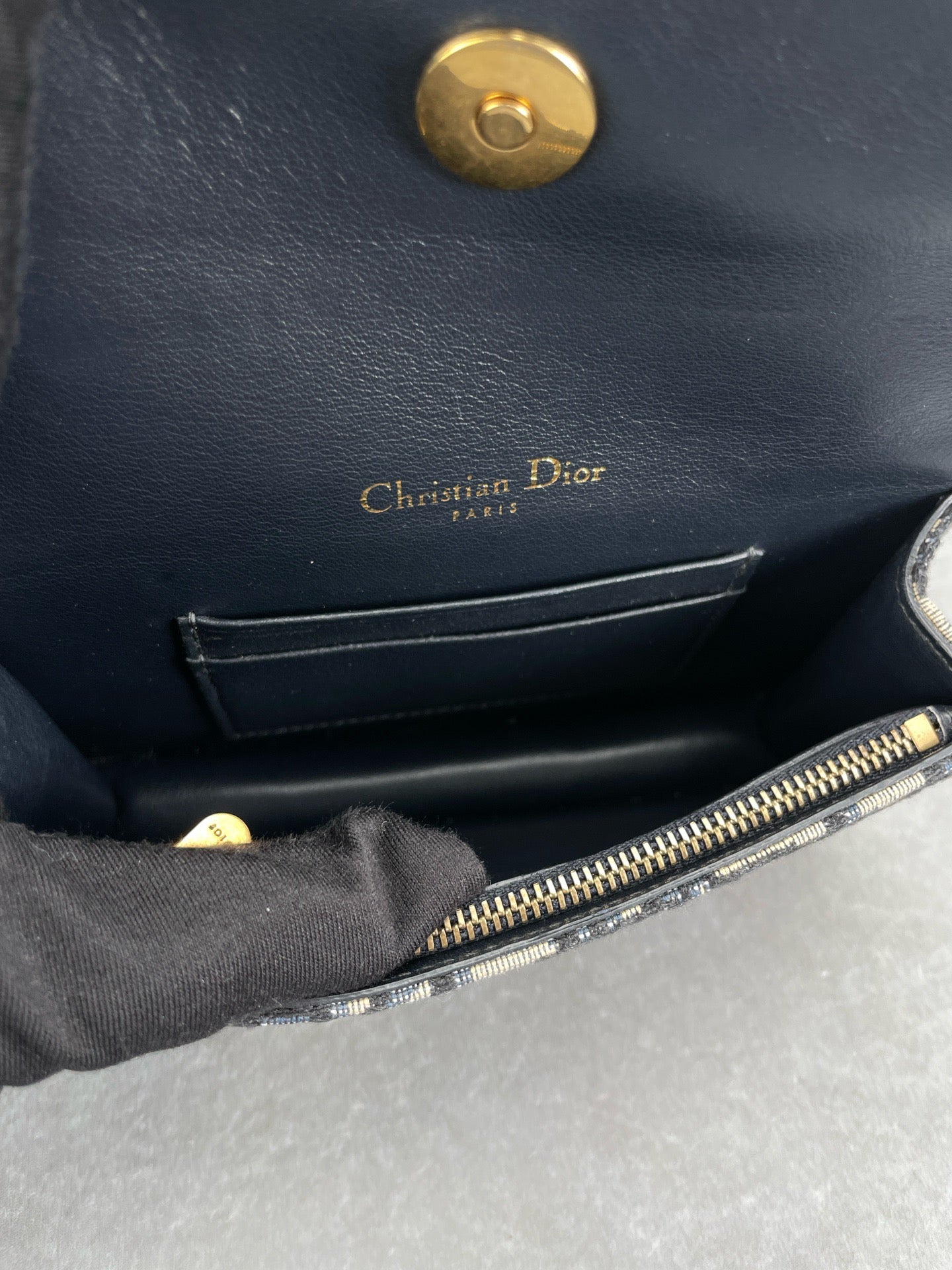 Dior - Saddle Bag - Cloth - Brown - (mini)