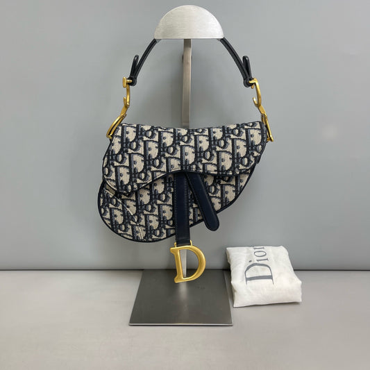 Dior - Saddle Bag - Cloth - Brown - (small)