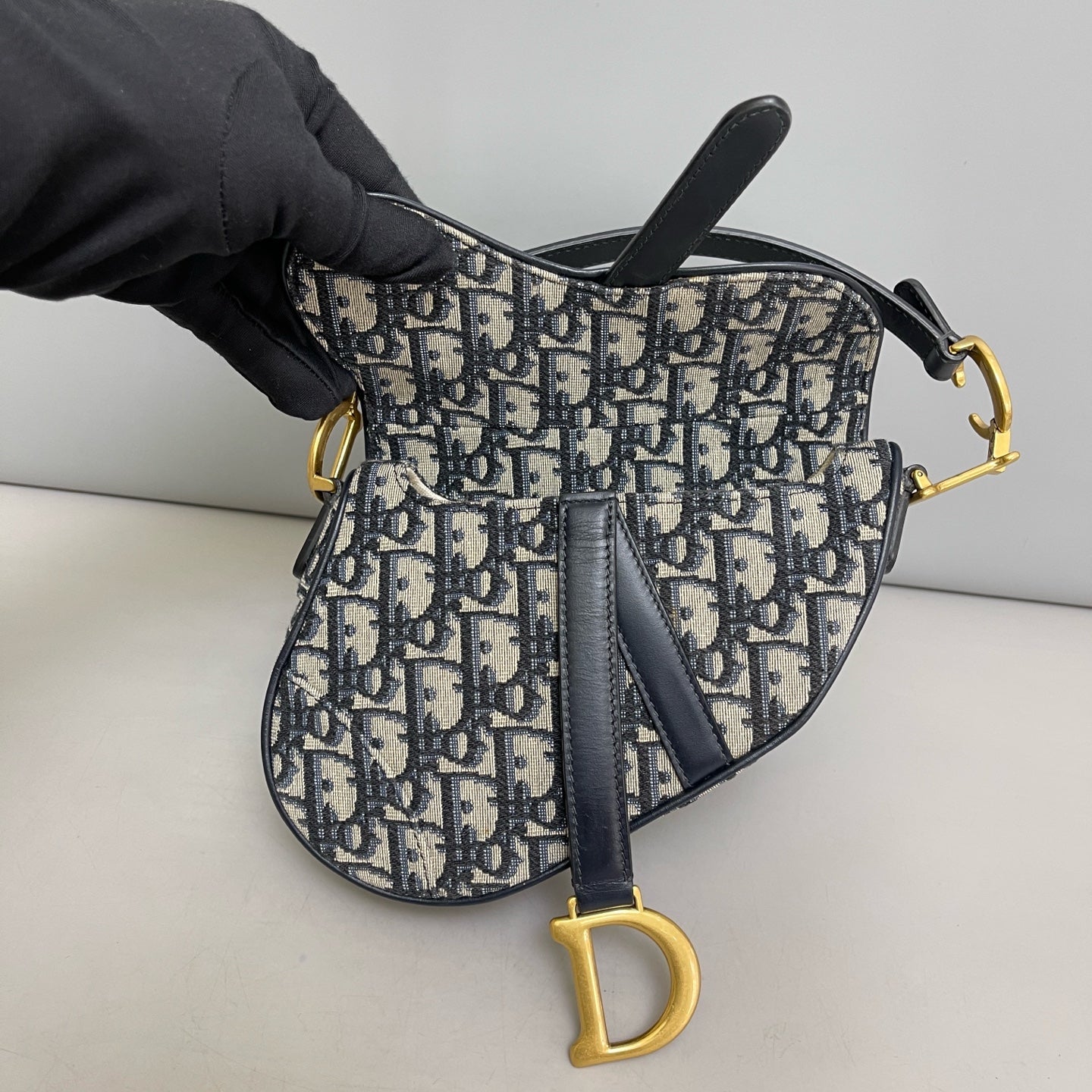 Dior - Saddle Bag - Cloth - Brown - (small)