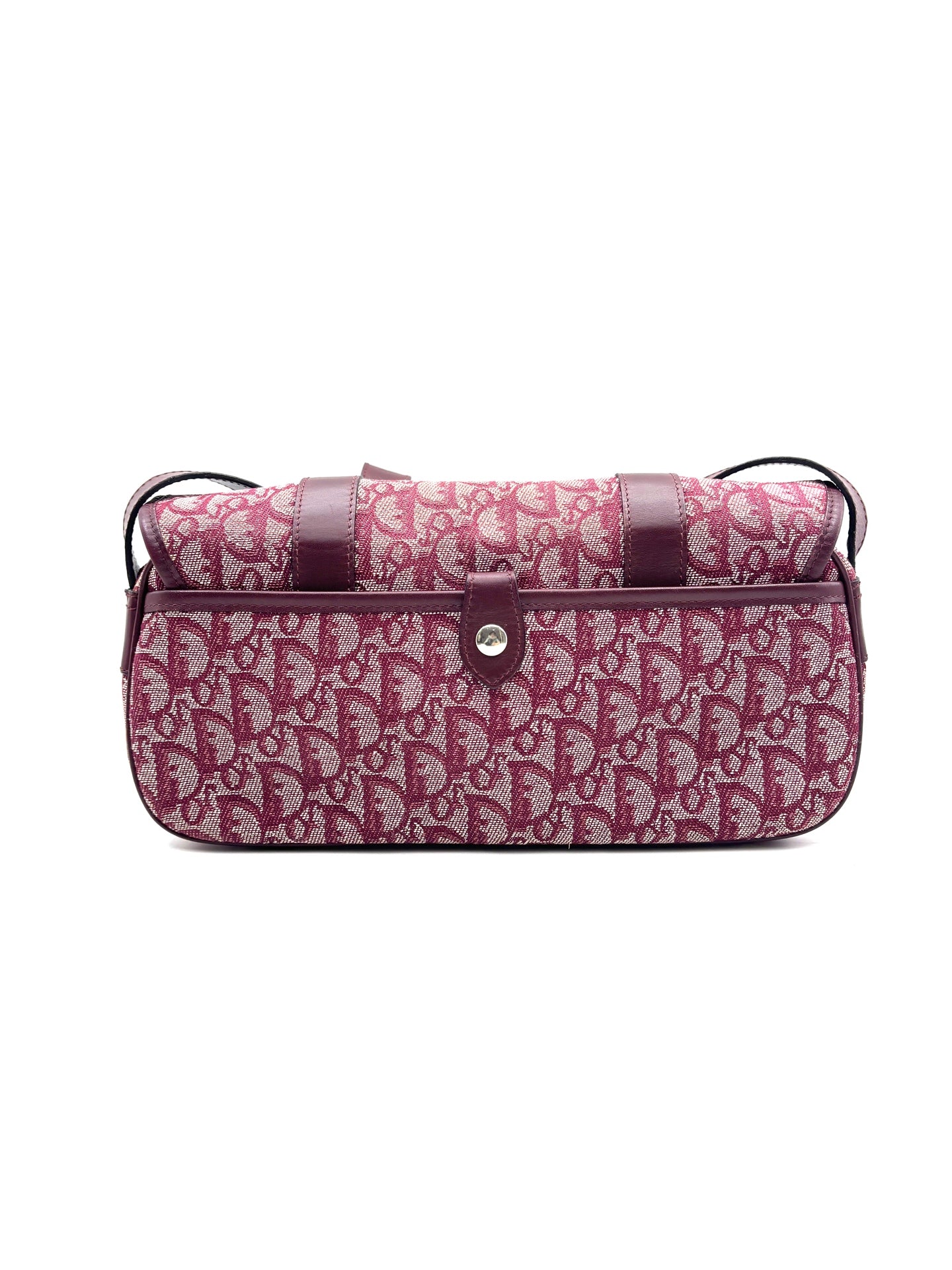 Dior - Saddle Bag - Cloth - Burgundy - (medium)