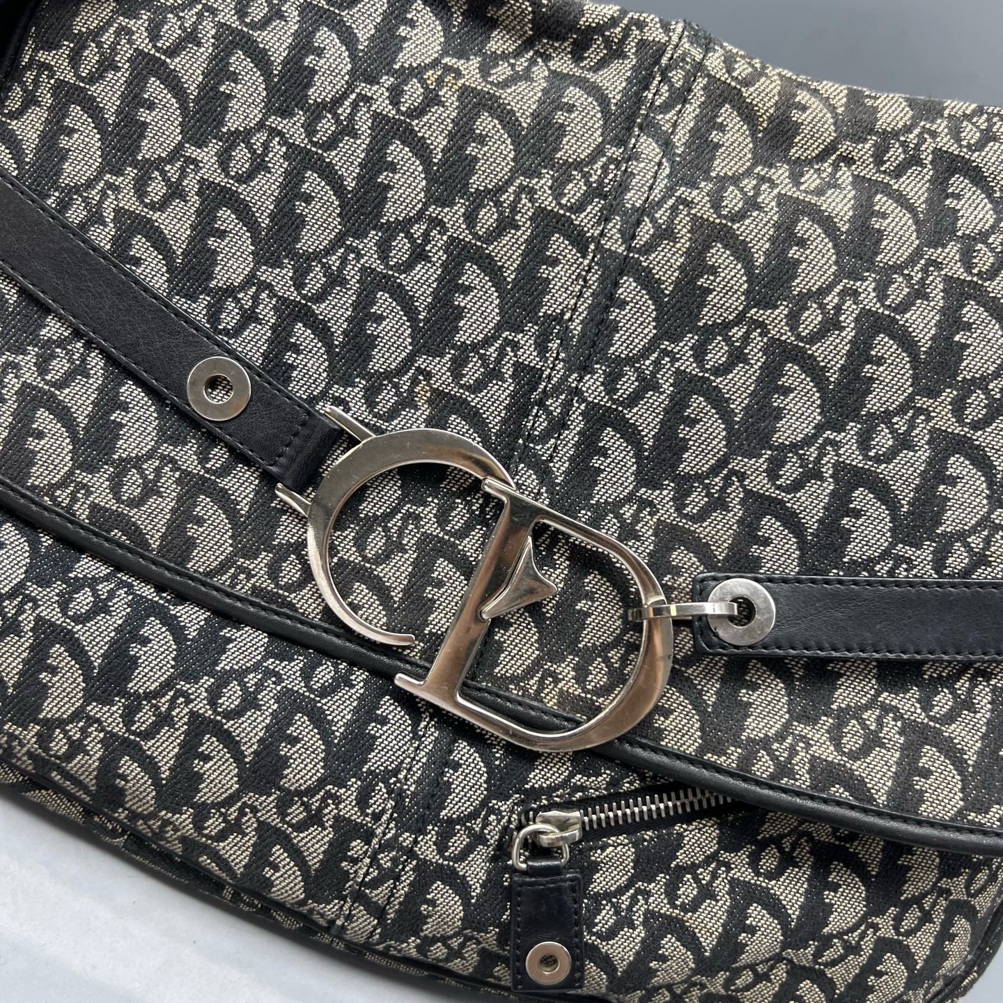Dior - Saddle bag - Cloth - Multicolour - (Large)