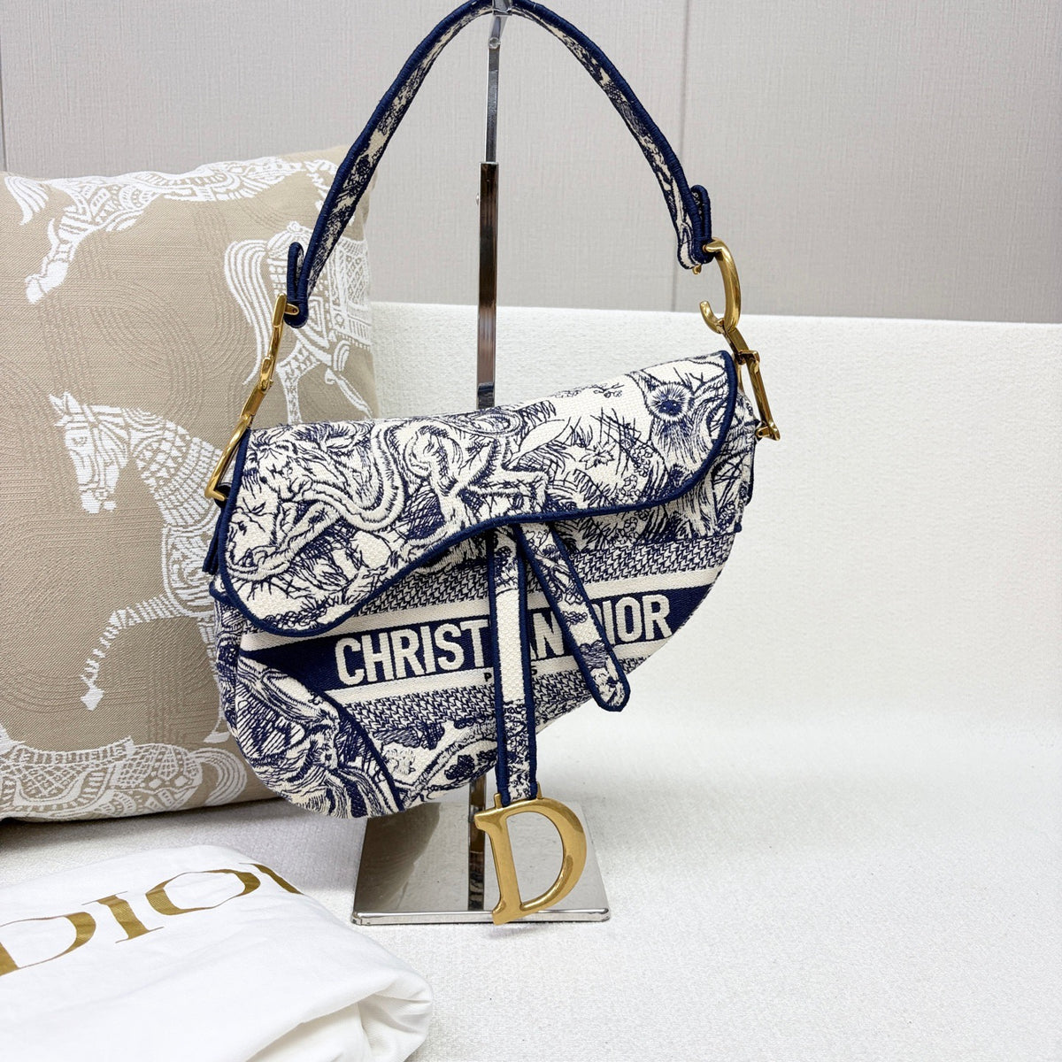 Dior - Saddle Bag - Cloth - Multicolour - (medium)