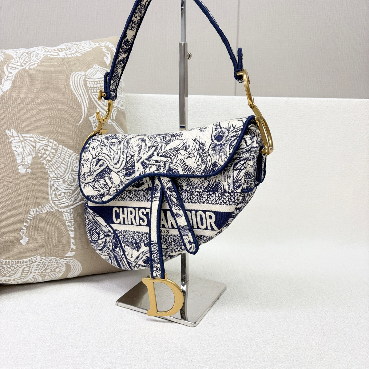 Dior - Saddle Bag - Cloth - Multicolour - (medium)