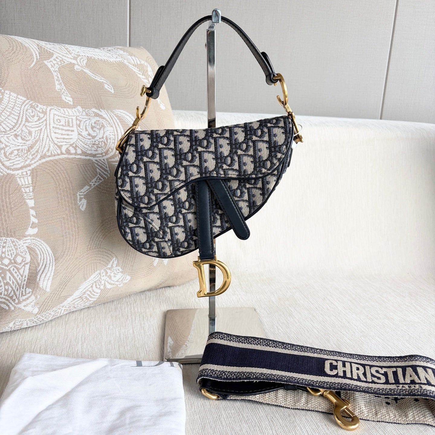 Dior - Saddle Bag - Cloth - Multicolour - (Small)