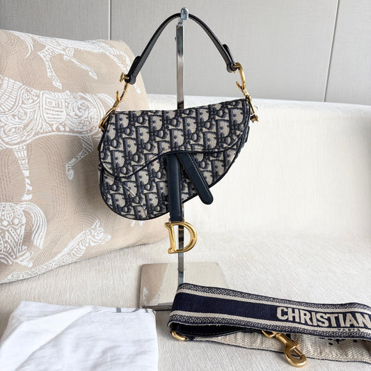 Dior - Saddle Bag - Cloth - Multicolour - (Small)