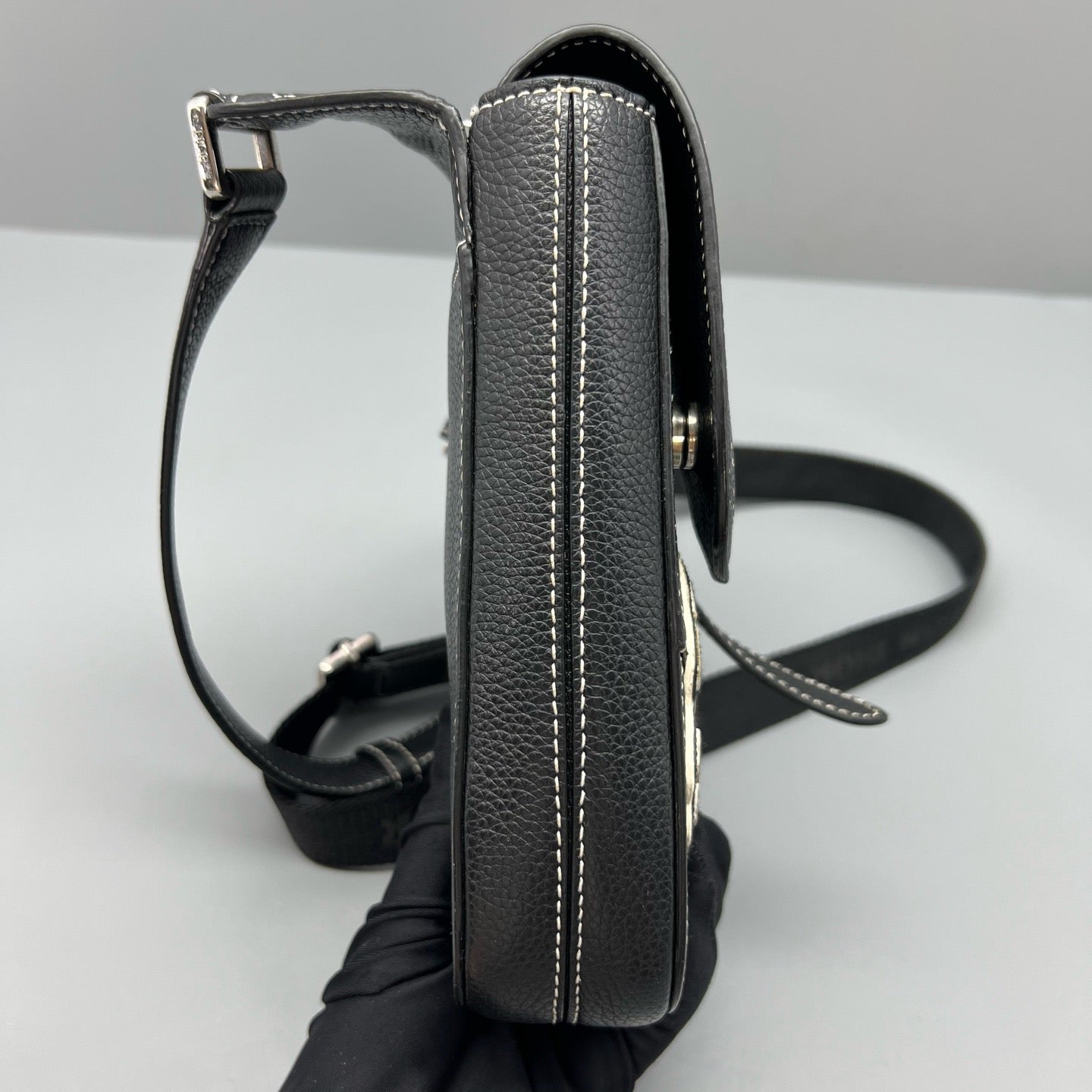 Dior - Saddle Bag Collaboration - Leather - Black - (mini)