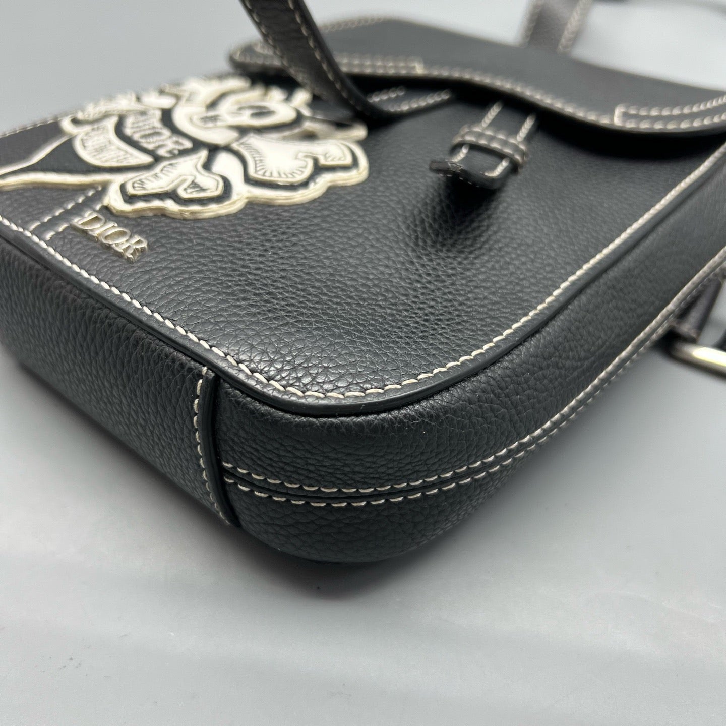 Dior - Saddle Bag Collaboration - Leather - Black - (mini)