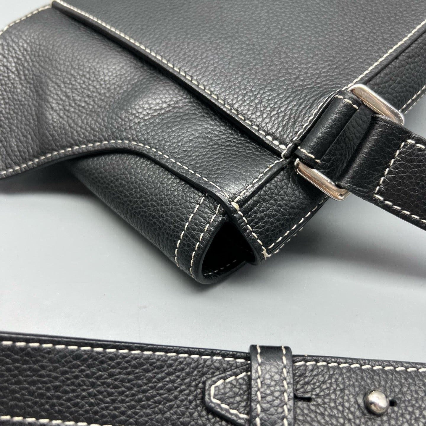 Dior - Saddle Bag Collaboration - Leather - Black - (mini)