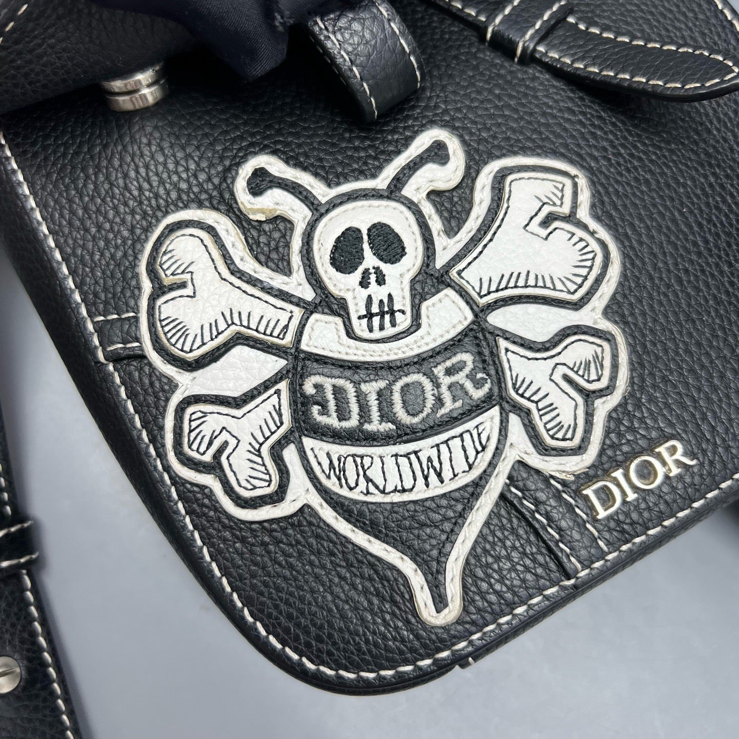 Dior - Saddle Bag Collaboration - Leather - Black - (mini)