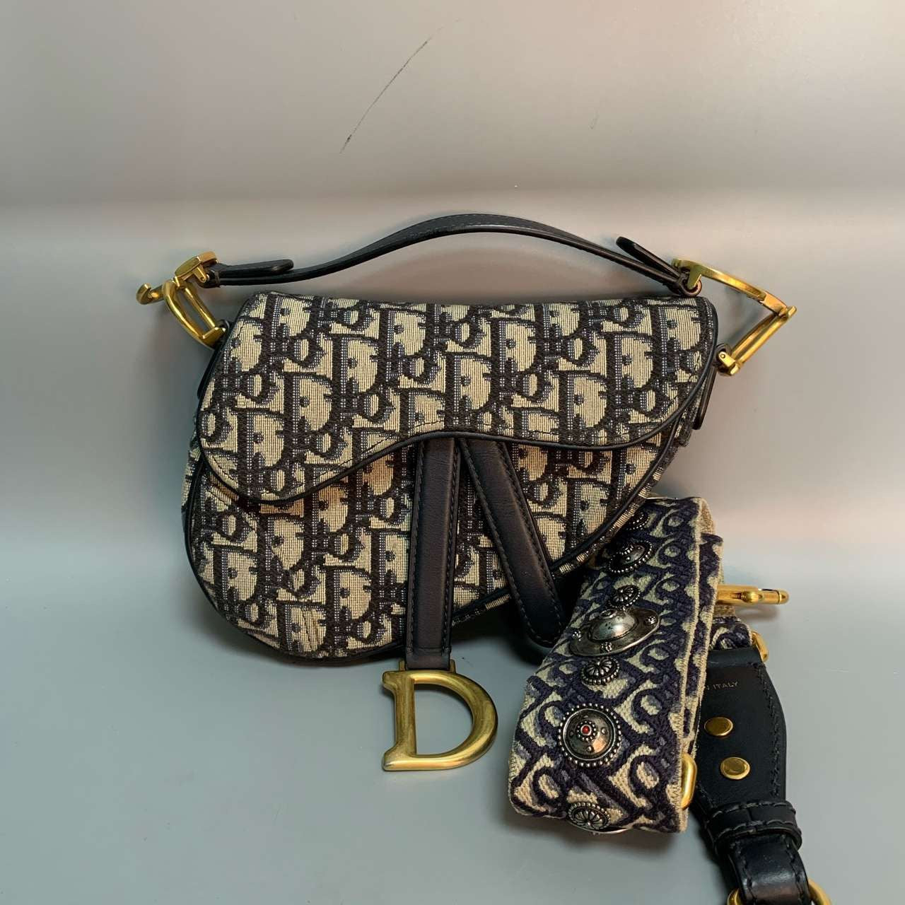 Dior - Saddle Bag - Fabric - Multicolour - (small)