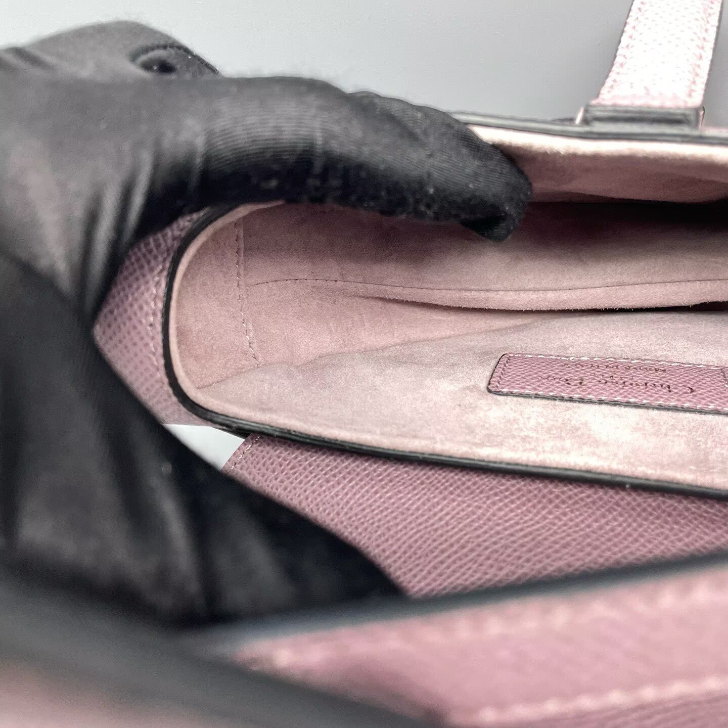 Dior - Saddle bag - Grained calfskin leather - Taro purple with Antique Gold-Tone Hardware - (Small)