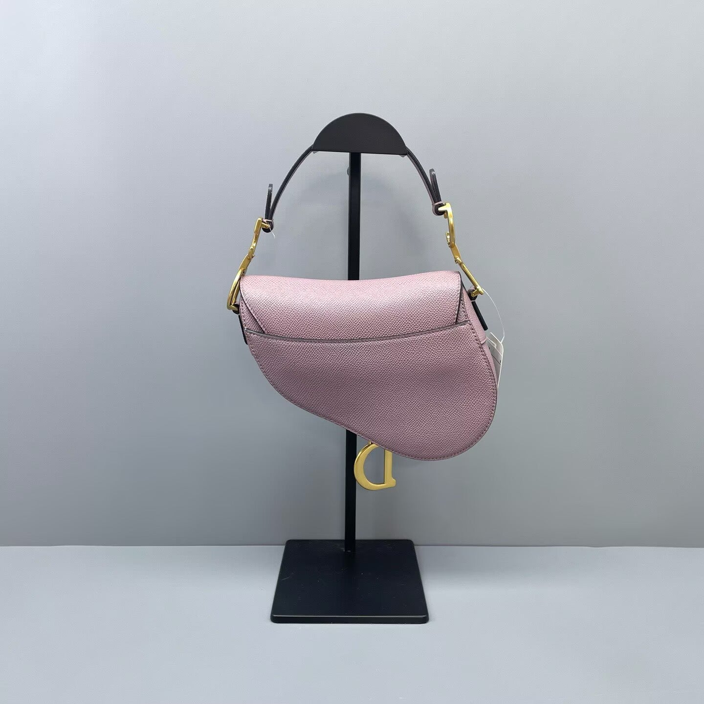 Dior - Saddle bag - Grained calfskin leather - Taro purple with Antique Gold-Tone Hardware - (Small)