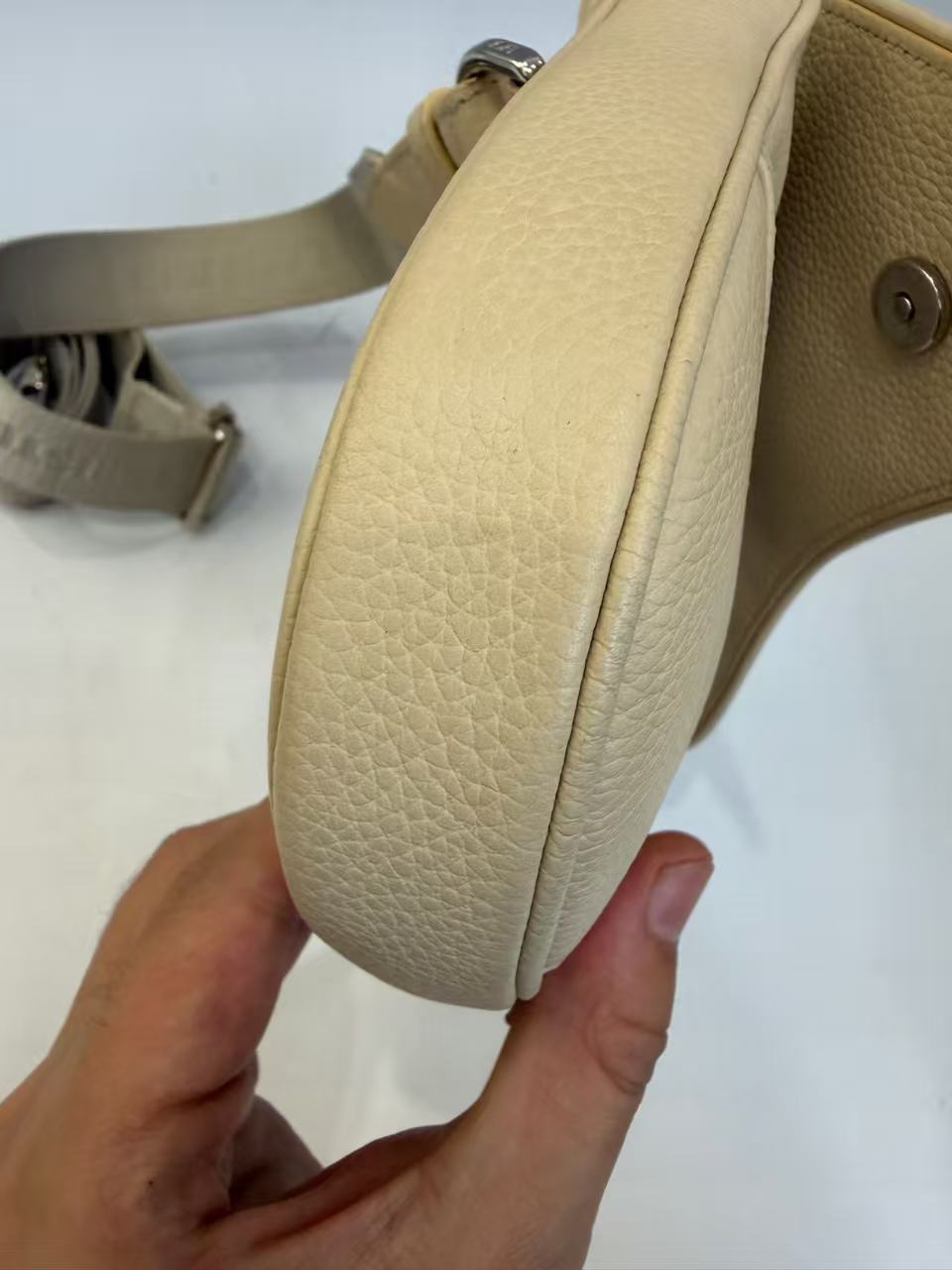 Dior - Saddle Bag - Grained leather - Beige - (mini)