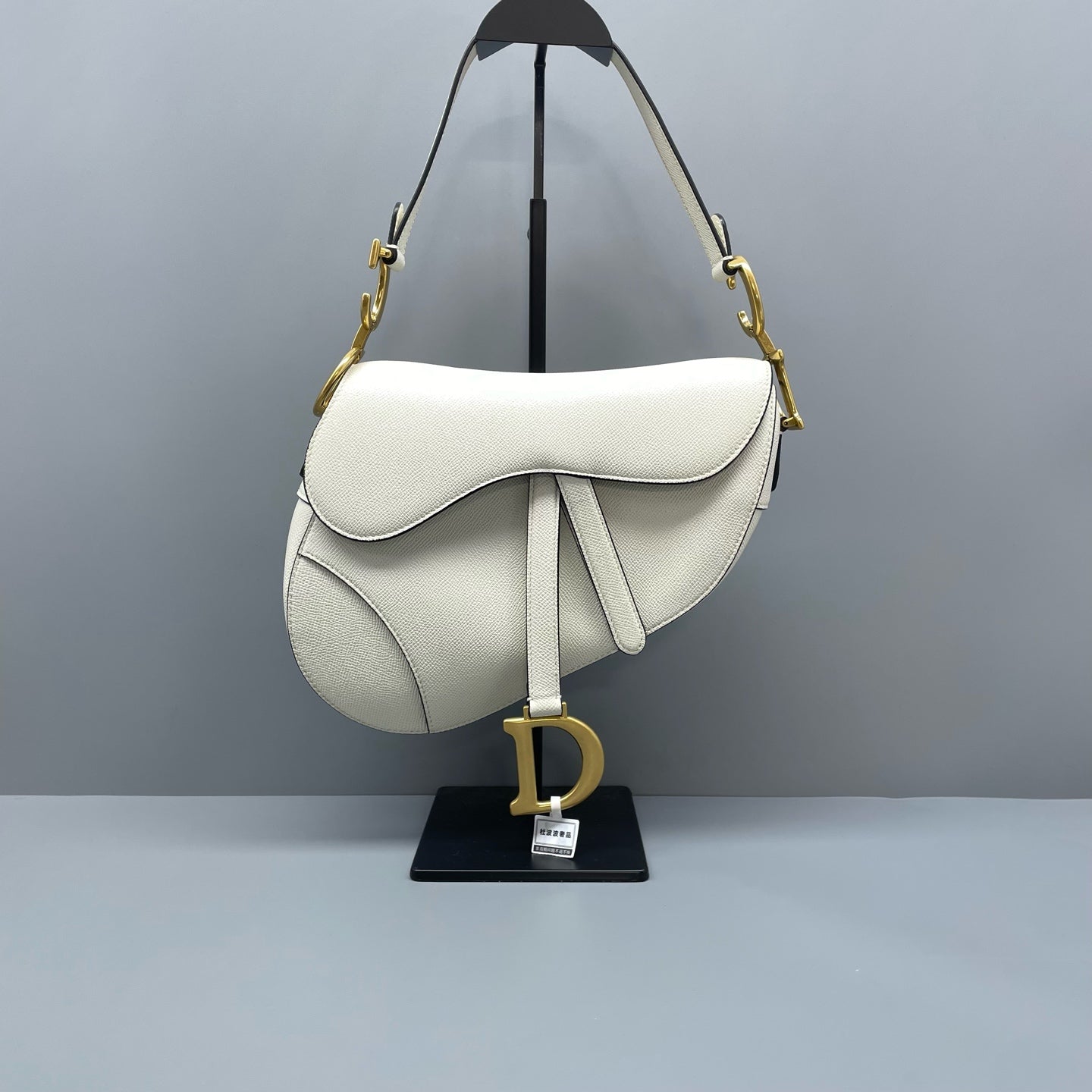 Dior - Saddle bag - Grained leather - White - (Medium)