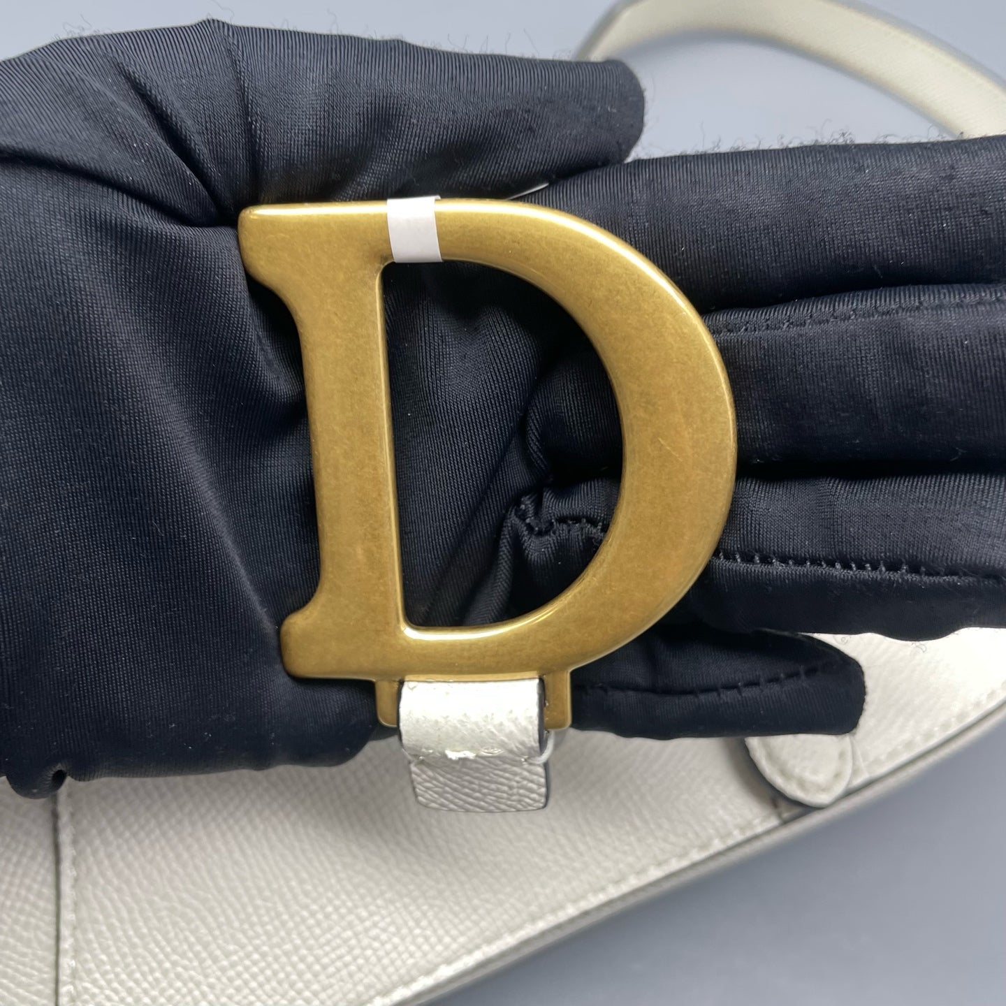 Dior - Saddle bag - Grained leather - White - (Medium)