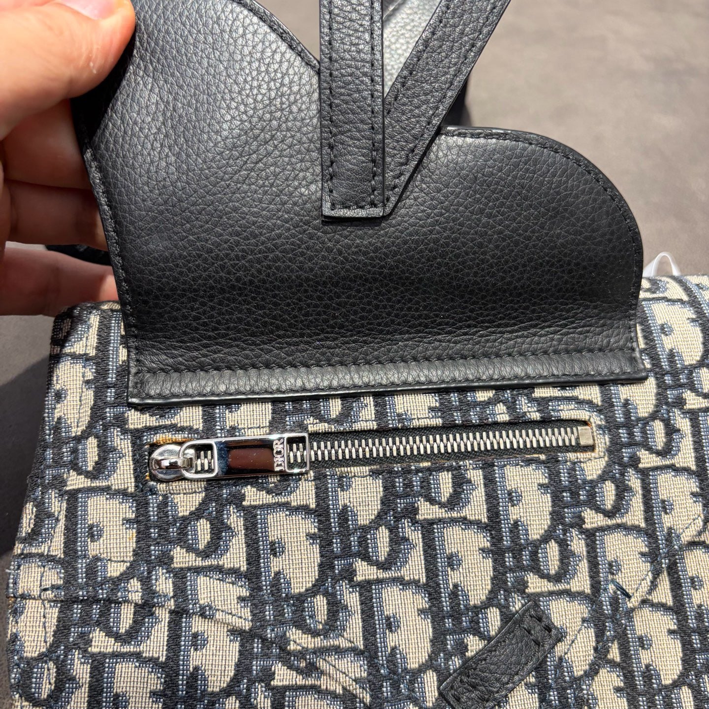 Dior - Saddle Bag - Leather - Beige - (small)