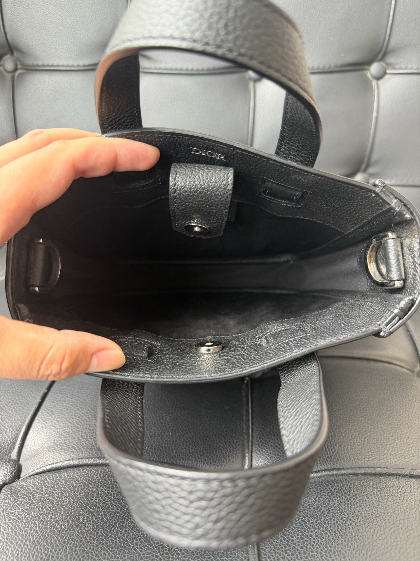 Dior - Saddle Bag - Leather - Black - (Medium)