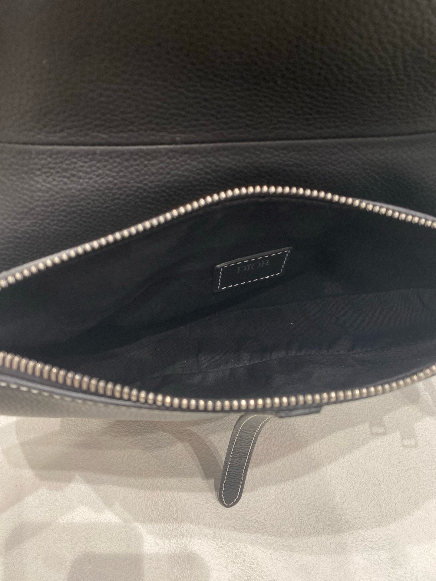 Dior - Saddle Bag - Leather - Black - (medium)