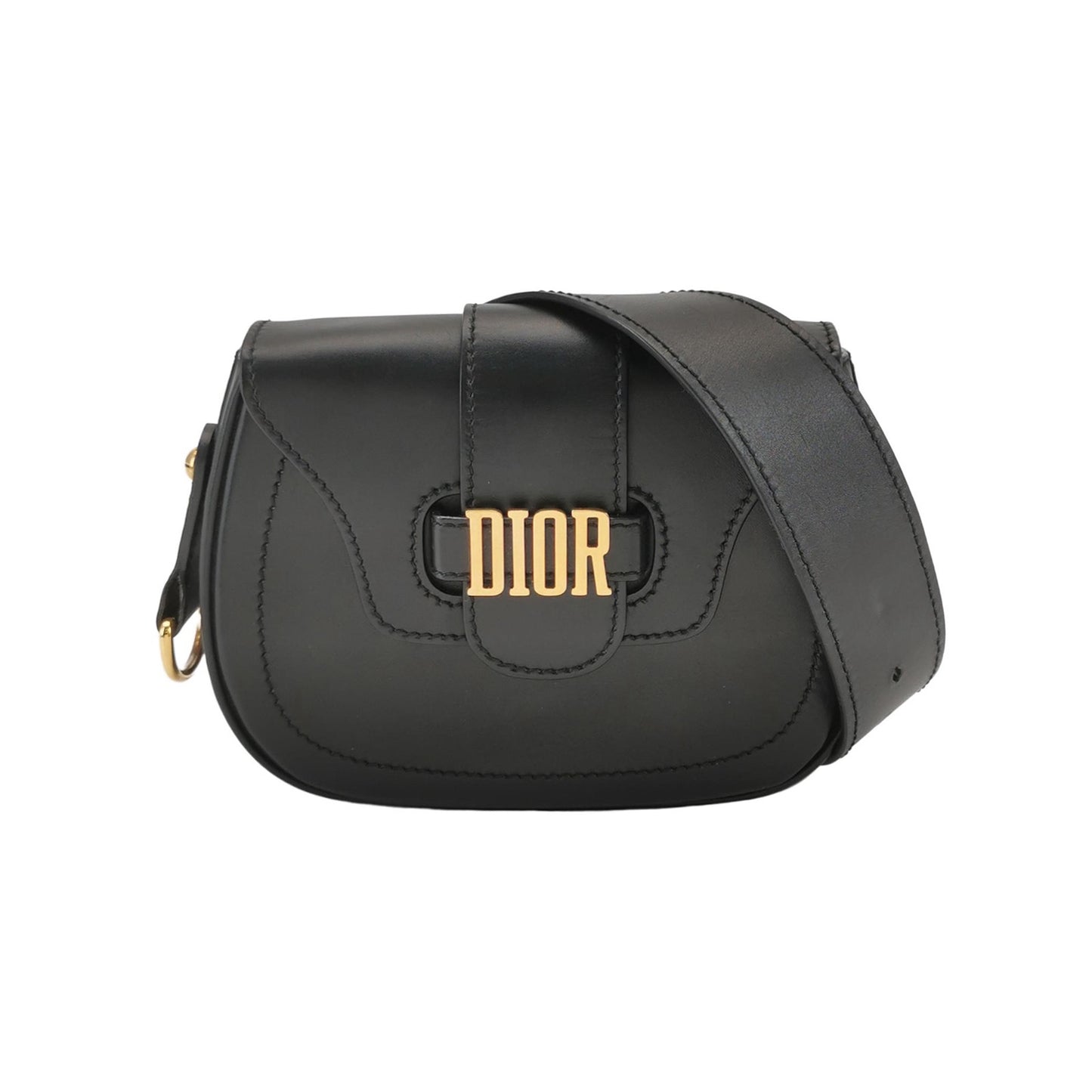 Dior - Saddle Bag - Leather - Black - (mini)