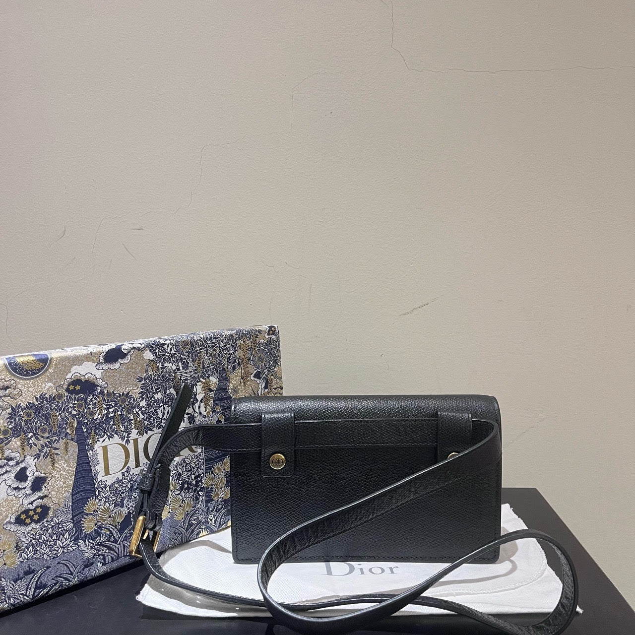 Dior - Saddle Bag - Leather - Black - (mini)