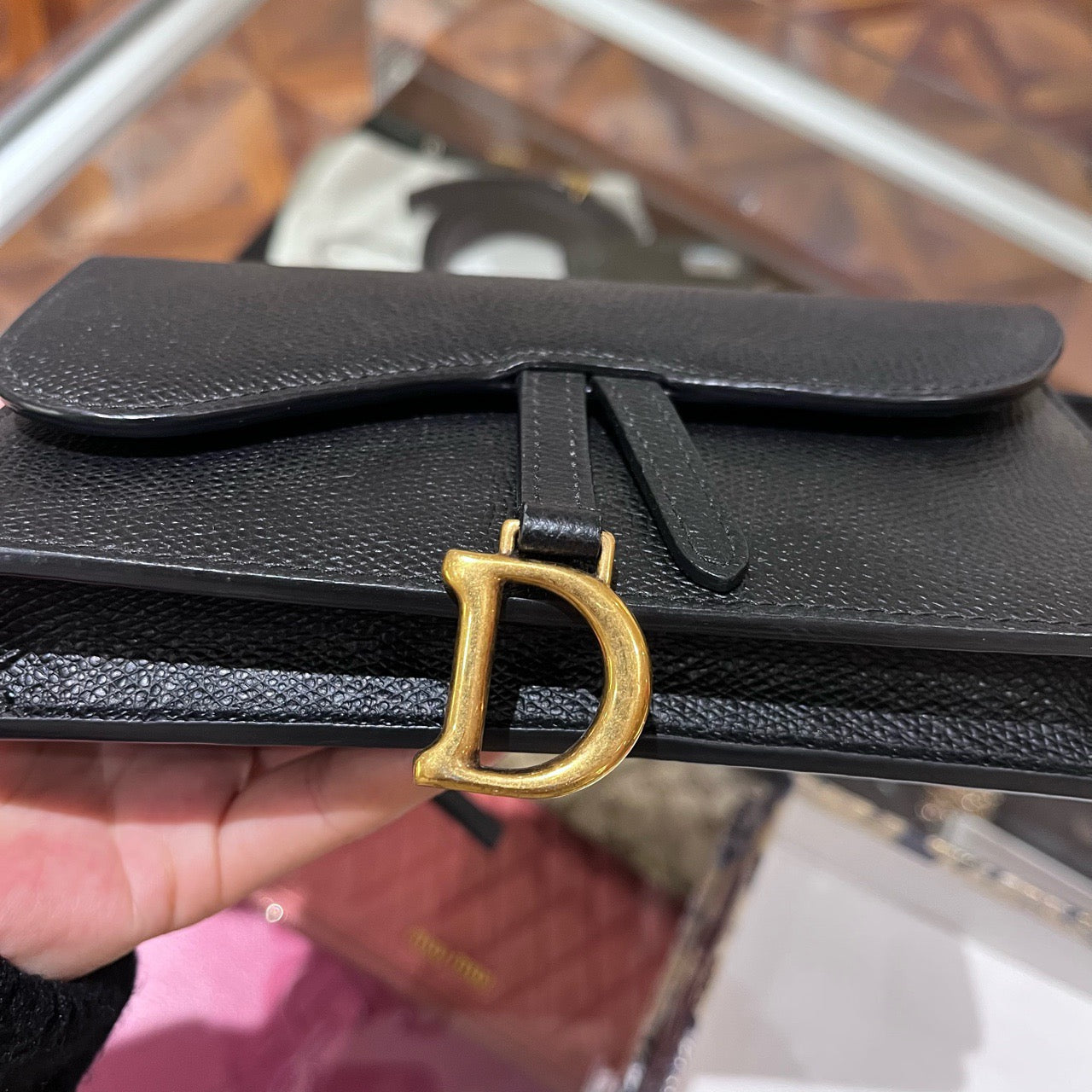Dior - Saddle Bag - Leather - Black - (mini)