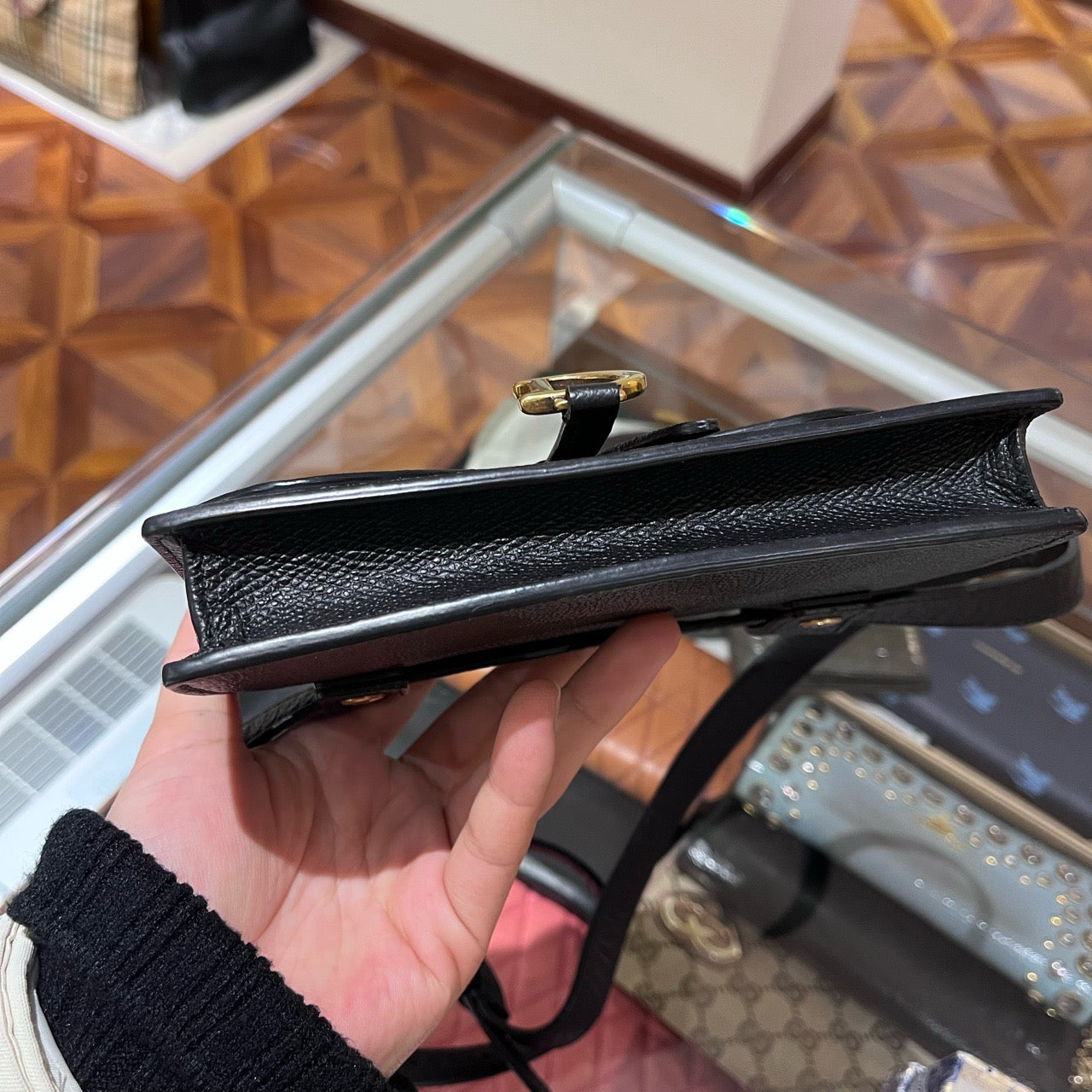 Dior - Saddle Bag - Leather - Black - (mini)