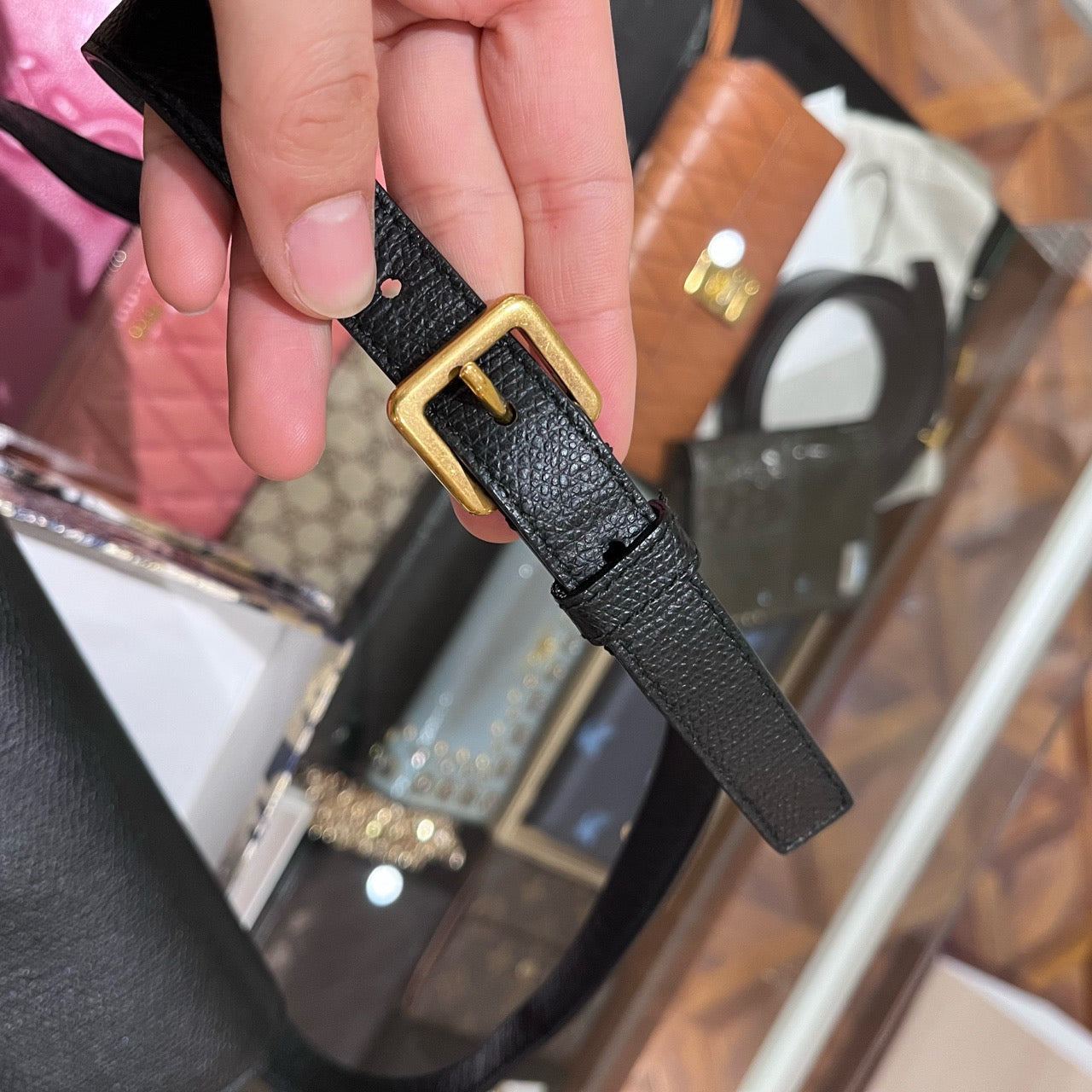 Dior - Saddle Bag - Leather - Black - (mini)