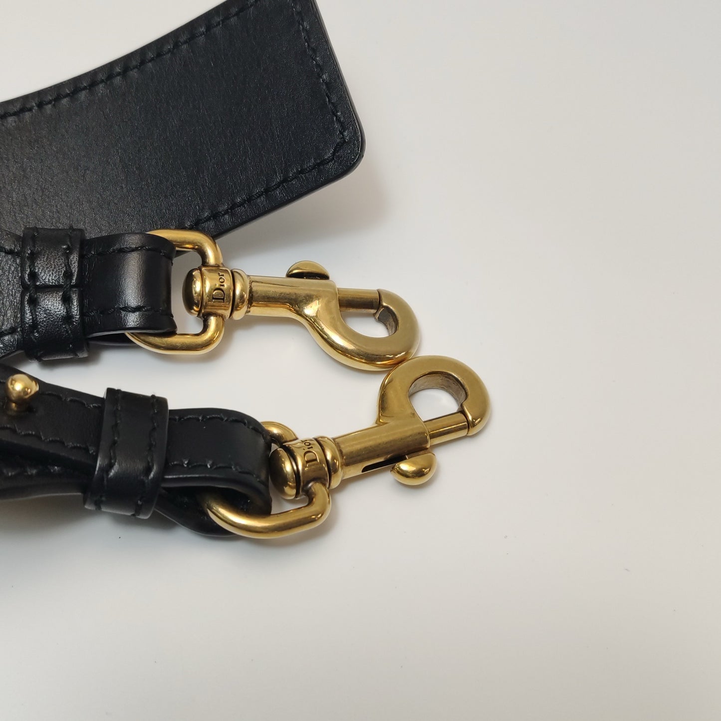 Dior - Saddle bag - Leather - Black - (mini)