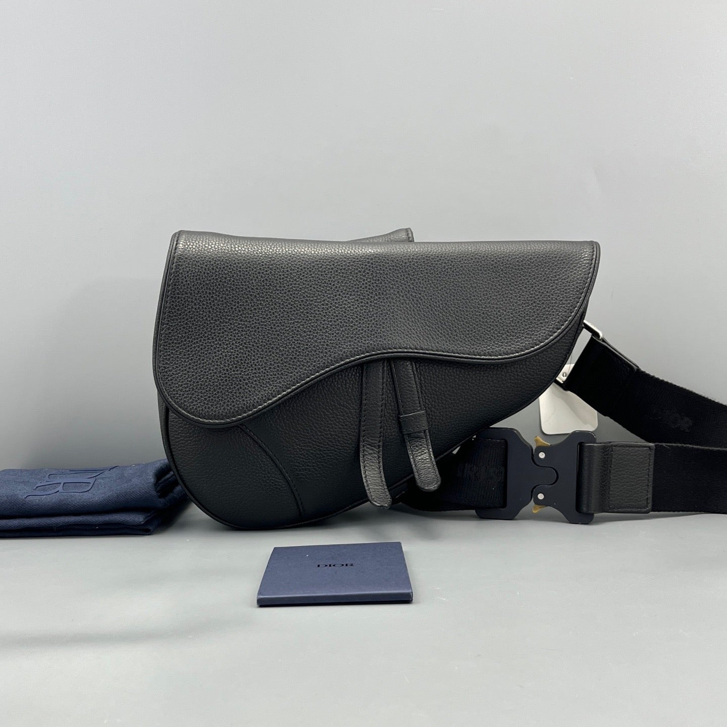 Dior - Saddle Bag - Leather - Black - (Other)