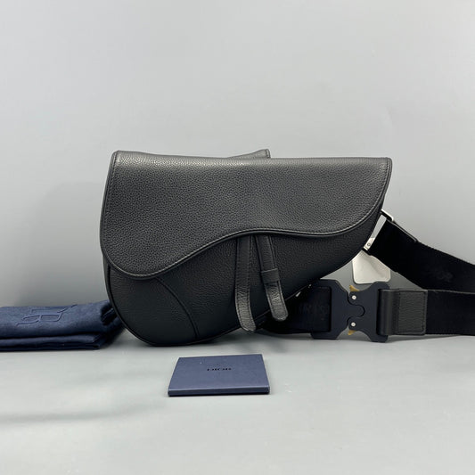 Dior - Saddle Bag - Leather - Black - (Other)
