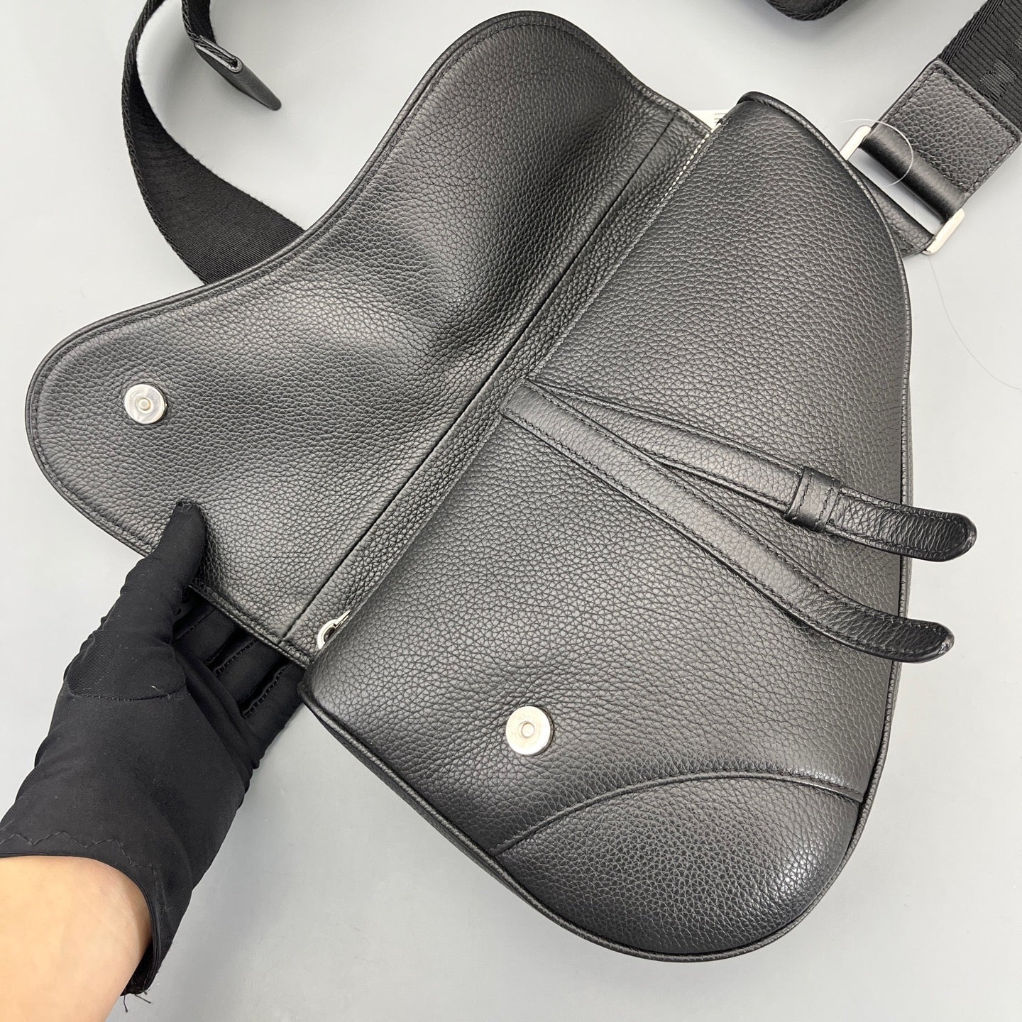 Dior - Saddle Bag - Leather - Black - (Other)