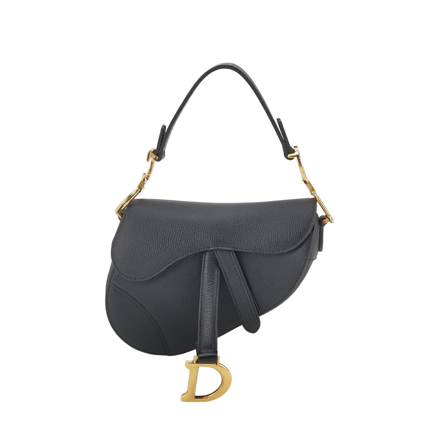 Dior - Saddle bag - Leather - Black - (Small)