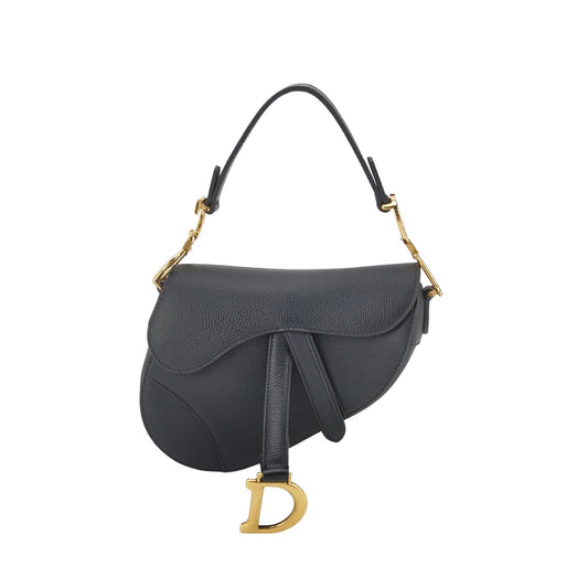 Dior - Saddle bag - Leather - Black - (Small)